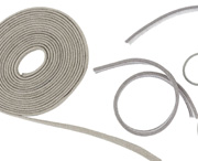 MAJR Products’ EMI mesh gaskets or EMI wire mesh gaskets, available in several cross sections.