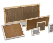 Honeycomb vent panels from MAJR Products come in a number of stock solutions.