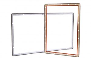 Rigid Mounting Frame EMI Shielding Gaskets consist of an aluminum extrusion with a specially designed jaw.