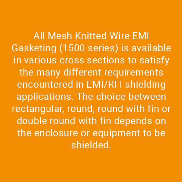 Knitted Wire Mesh for EMI Gaskets