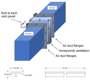 MAJR Products honeycomb ventilation panel installation guide into an airduct