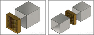 majr hvac waveguide slide-in mounted