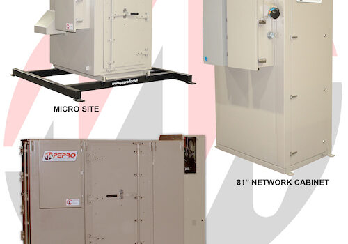Shielded outdoor cabinets from Pepro, LLC