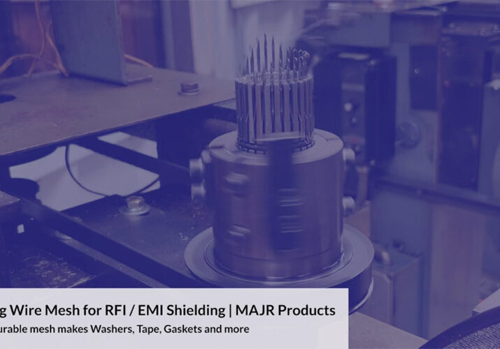 majr products knitted wire mesh for RFI / EMI Shielding